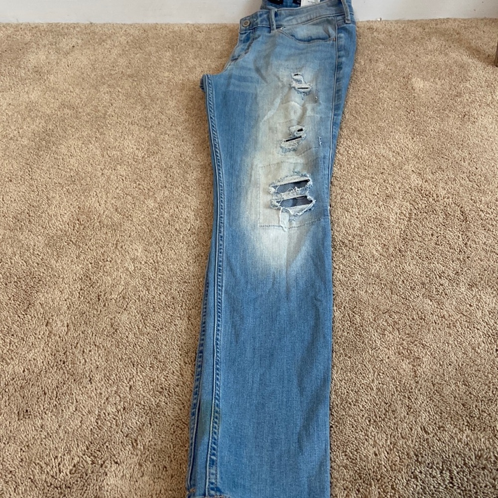 Ripped patched skinny  jeans